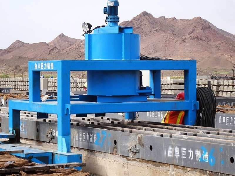 Rebar distributing machine