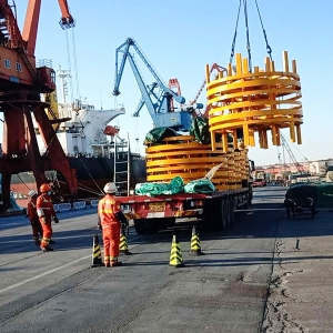 The sleeper equipment port of UAE was loaded on board